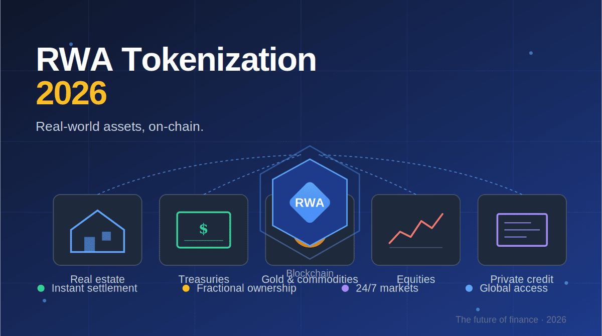 You are currently viewing RWA Tokenization 2026: How Real-World Assets Are Moving On-Chain