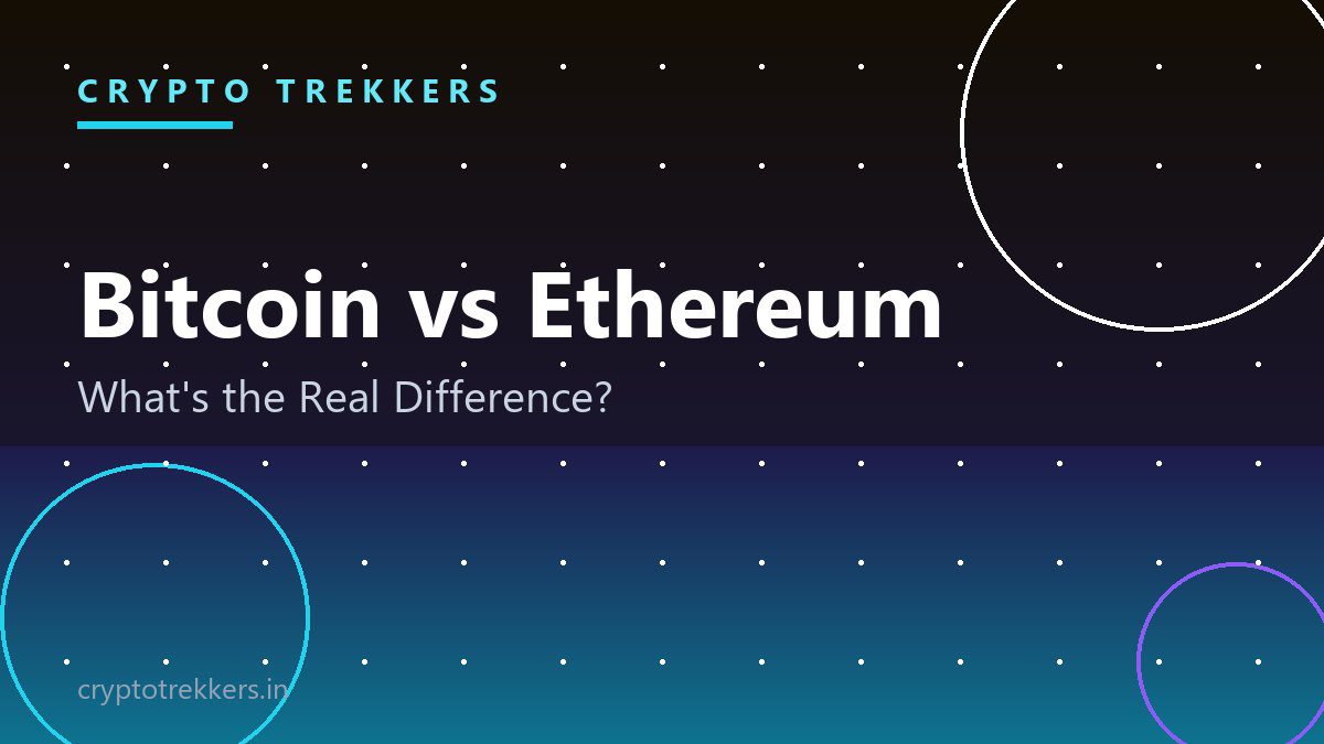 You are currently viewing Bitcoin vs Ethereum: What Is the Real Difference? (Beginner-Friendly Comparison)
