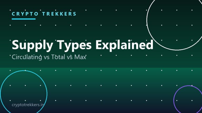 Circulating vs Total vs Max Supply in Crypto:  What Each    Means